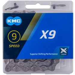 KMC Kette X9 GREY 114...