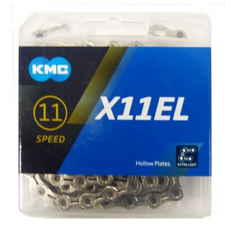 KMC Kette X11 EL 118 Glieder silber Karton 