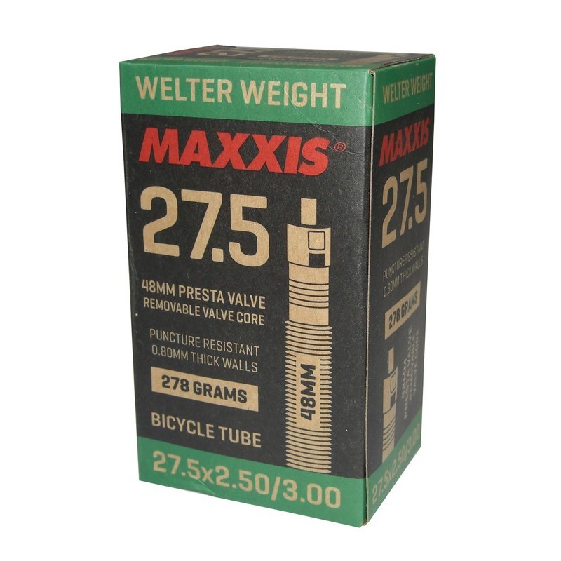Maxxis Schlauch WelterWeight Plus 27.5x2.50 - 3.00 Presta/FV 48mm