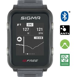 Sigma Puls-Uhr iD.Free Multisport grau