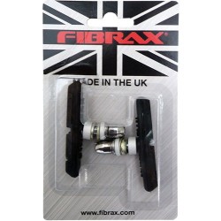 Fibrax Bremsschuhe V-Brake Stift symmetrisch für Alufelge schwarz