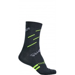 VeloToze Socken Merinowolle Größe S/M schwarz gelb