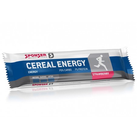 Sponser Cereal Energy Plus Riegel 40g Aroma: Strawberry