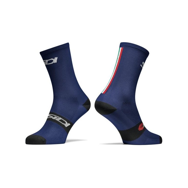 SIDI Socken Trace Größe 44-46 blau schwarz