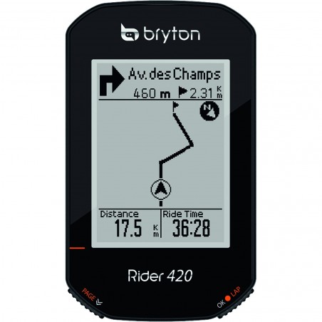 Bryton Fahrradcomputer Rider 420 schwarz