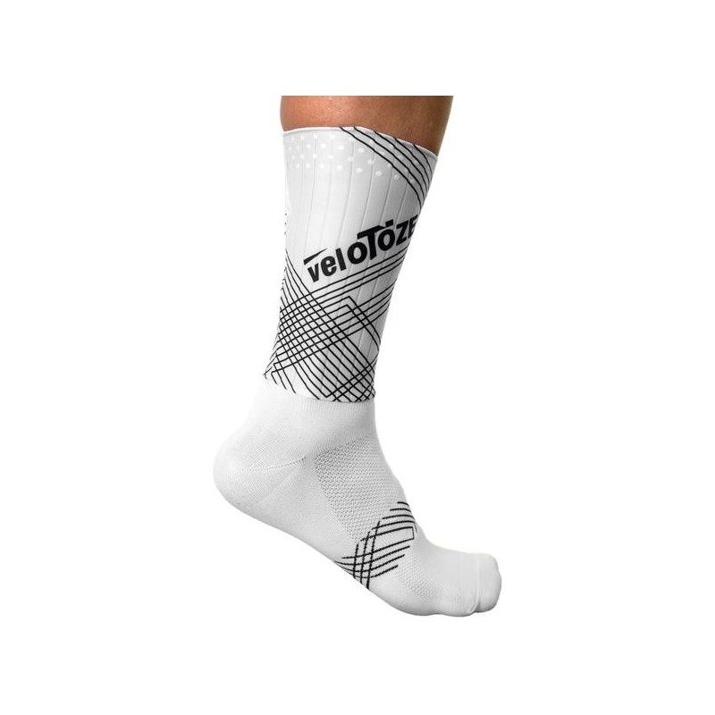 VeloToze Socken Aero Größe L/XL weiß