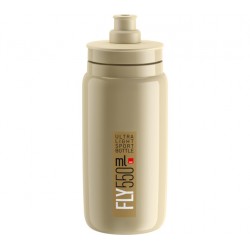 Elite Trinkflasche Fly 2020 550ml beige, brown logo