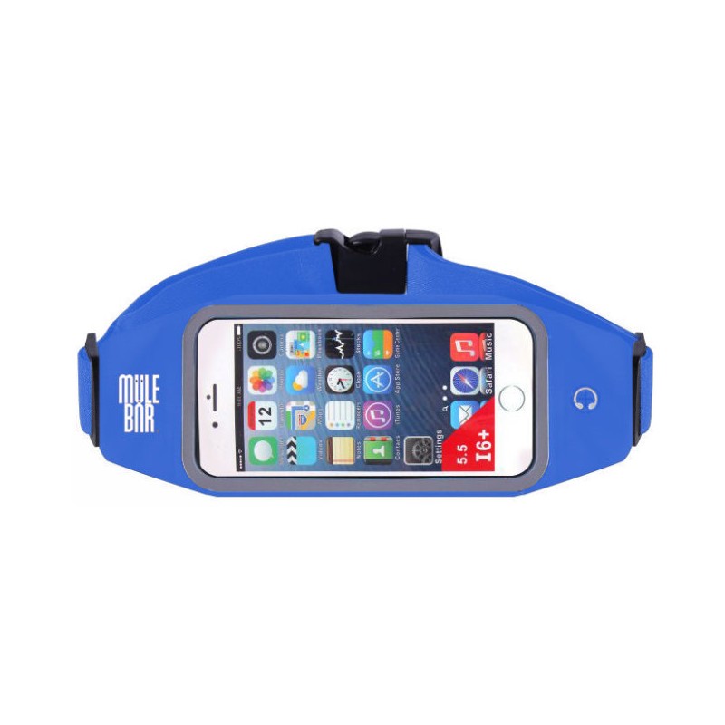 MuleBar Running Belt für Smartphones blau