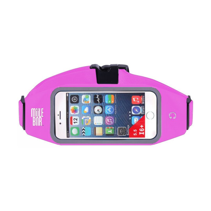 MuleBar Running Belt für Smartphones pink