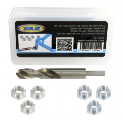 VAR Schaltaugen-Reparatur-Kit CD-13000 mit 12mm HSS-Spiralbohrer