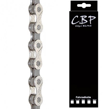 CBP Kette X8 8-fach 116 Glieder silber grau