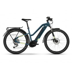 Haibike Trekking 5 i500Wh low standover 2021 E-Bike Pedelec blue canary RH 48cm