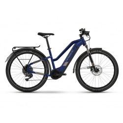 Haibike Trekking 7 i630Wh low standover 2021 E-Bike Pedelec blue sand RH 44cm