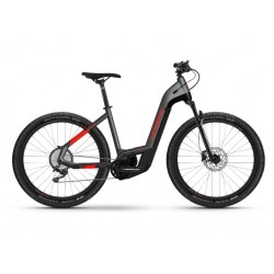 Haibike Trekking 9 Cross i625Wh LowStep 2021 E-Bike anthracite red RH 50cm