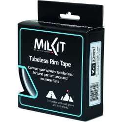 MilKit Tubeless-Felgenband 10 m / 32 mm schwarz weiß