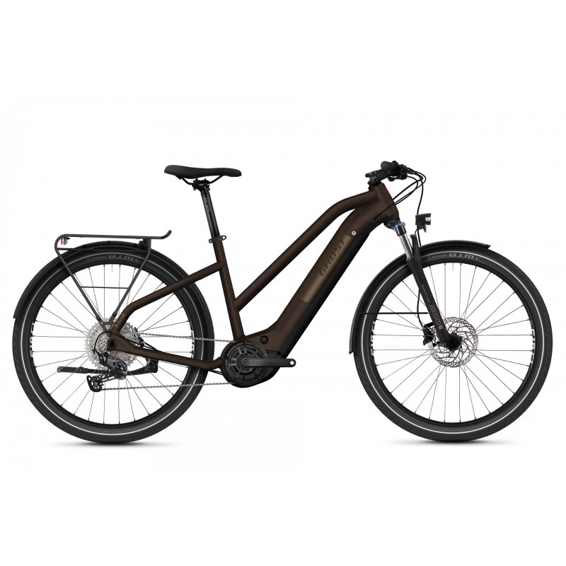 Ghost E-Square Trekking Advanced Y AL W E-Bike 2021 brown Größe M (47.5 cm)