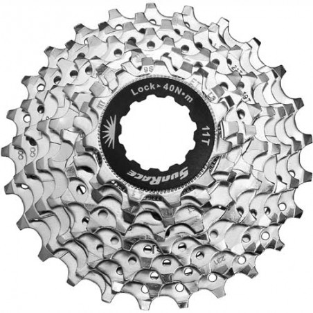 SunRace Fahrrad Kassette 9-fach nickel 12-25