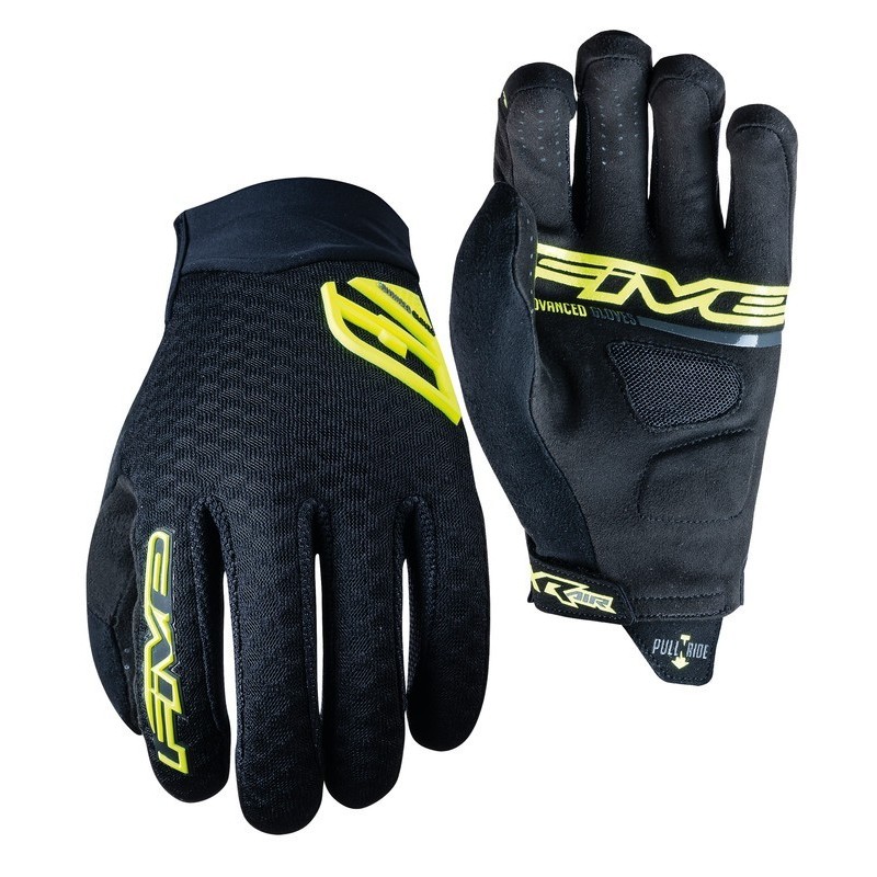 Five Gloves XR AIR Handschuh Herren Gr. S / 8 schwarz gelb fluo