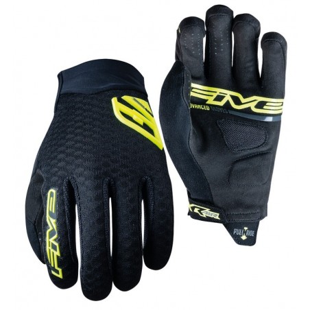 Five Gloves XR AIR Handschuh Herren Gr. S / 8 schwarz gelb fluo