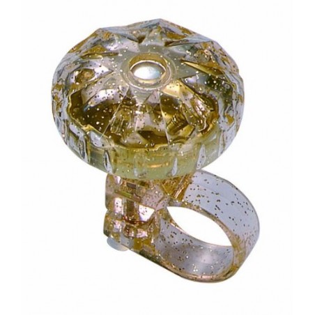 Diamond Bell transparent gold