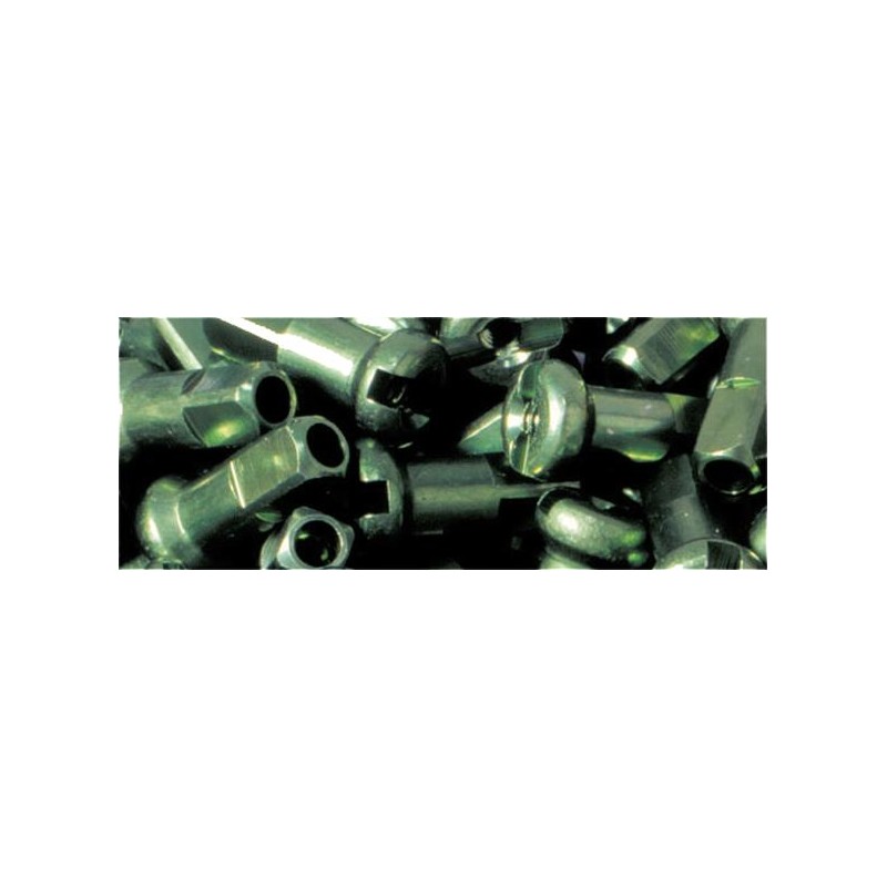 DT Swiss Speichennippel 1.8 Aluminium, 12 mm, grün, 100 Stück