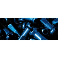DT Swiss Speichennippel 2.0 Aluminium, 12 mm, blau, 100 Stück