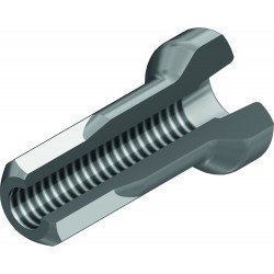 DT Swiss Speichennippel Alu Pro Lock Hidden, Ø 2.0, 12 mm, silber, 100 Stück
