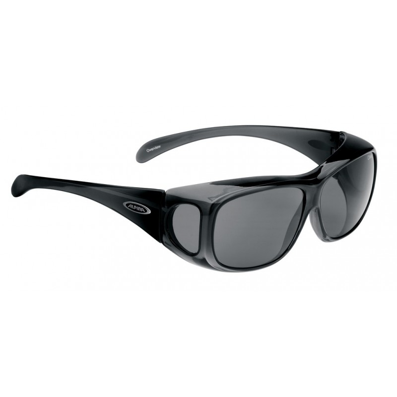 Alpina Sonnenbrille „Overview“, schwarz, Glas schwarz