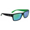 Alpina Sonnenbrille „Kacey“, matt-schwarz/grün, Glas grün