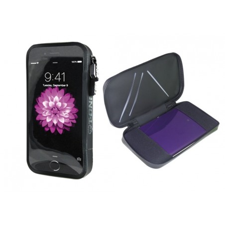 T-One Smartphonetasche Shell Nylon, schwarz, 150x79x10 mm