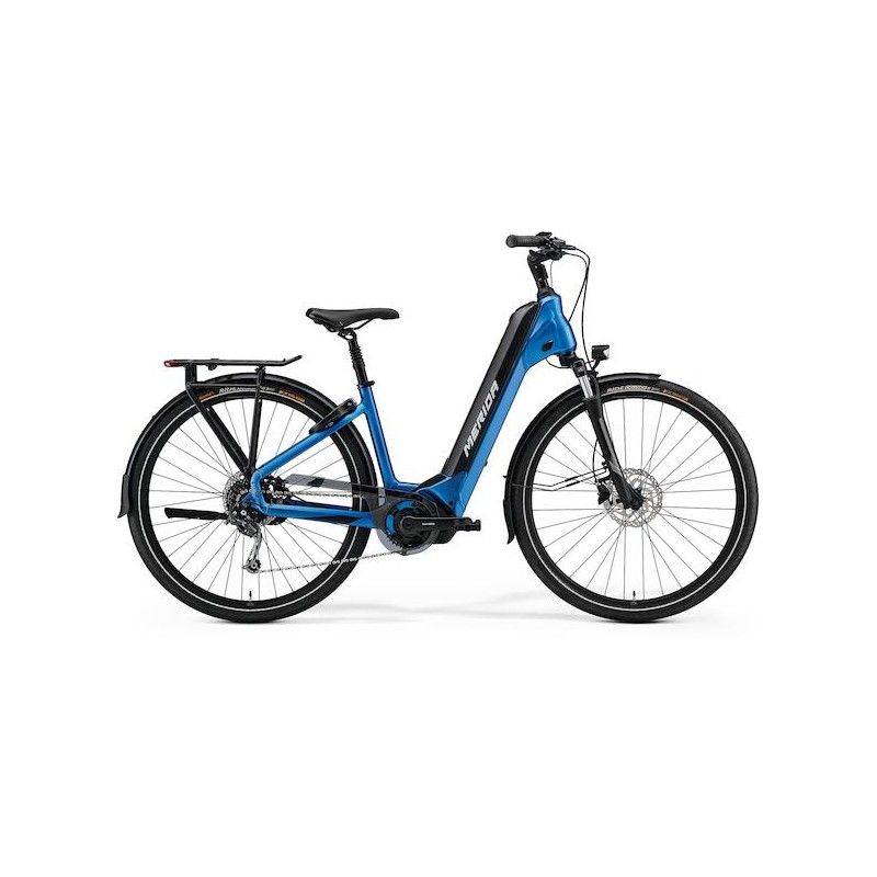 Merida eSPRESSO CITY 400 EQ E-Bike Pedelec 2021 blau schwarz RH L (53 cm)