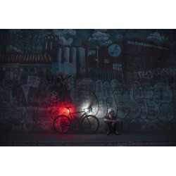 Knog Cobber Lil Fahrradlampe StVZO rote LED 35 Lumen schwarz