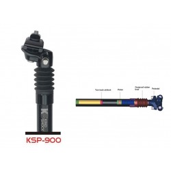 Federsattelstütze Kind Shock KSP 900 Ø 27,2mm, 350mm, schwarz, Patent
