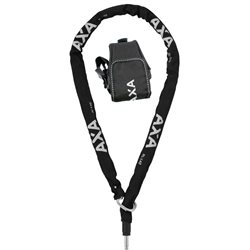 Axa RLC 140 Einsteckkette inkl.Outdoortasche 140cm schwarz