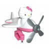 Lenkerflieger Hello Kitty mit Motiv weiß pink