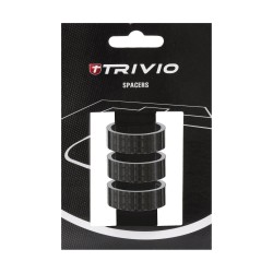 TRIVIO Distanzring Set 15mm Carbon 1-1/8 - VE 3 Stück