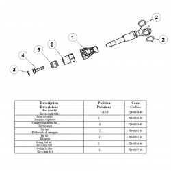 Formula Anschluss-Quetschhülse Oro/RX/Mega/TheOne FR/T1/R1/RO/C1/CURA 10 Stück