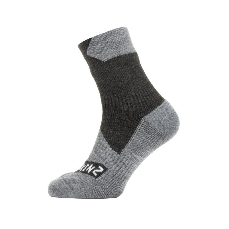 SealSkin Socken All Weather Ankle Größe M(39-42) schwarz-grau