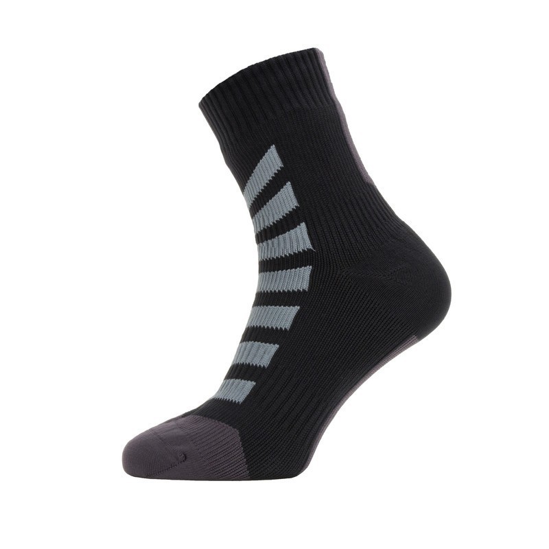 SealSkin Socken All Weather Ankle Größe L(43-46) Hydrostop schwarz-grau