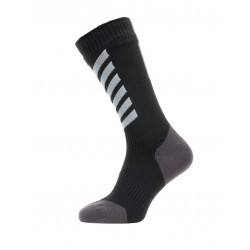 SealSkin Socken All Weather Mid Größe S(36-38) Hydrostop schwarz-grau