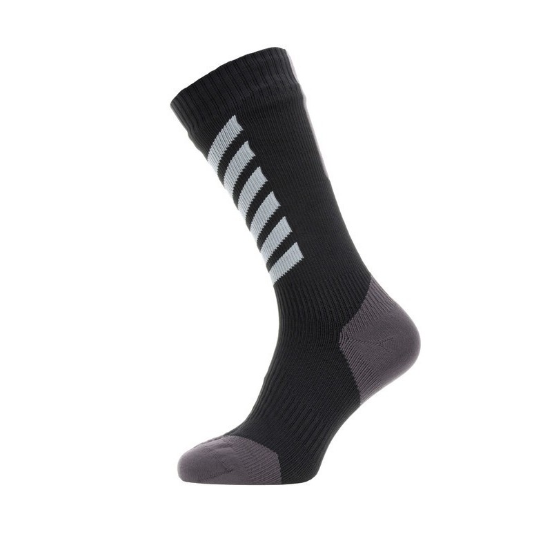 SealSkin Socken All Weather Mid Größe S(36-38) Hydrostop schwarz-grau