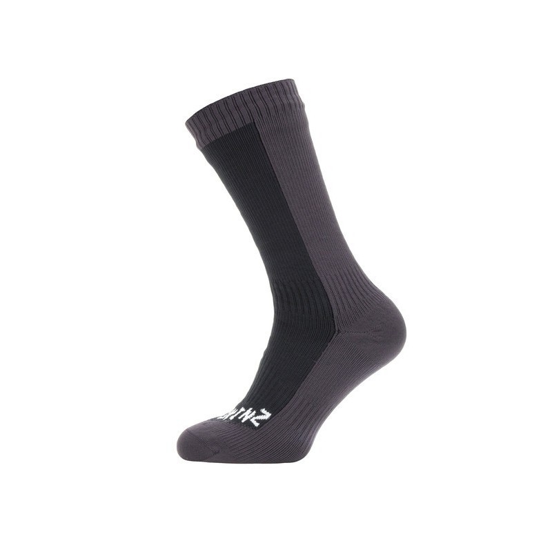 SealSkin Socken Cold Weather Mid Größe L(43-46) schwarz-grau