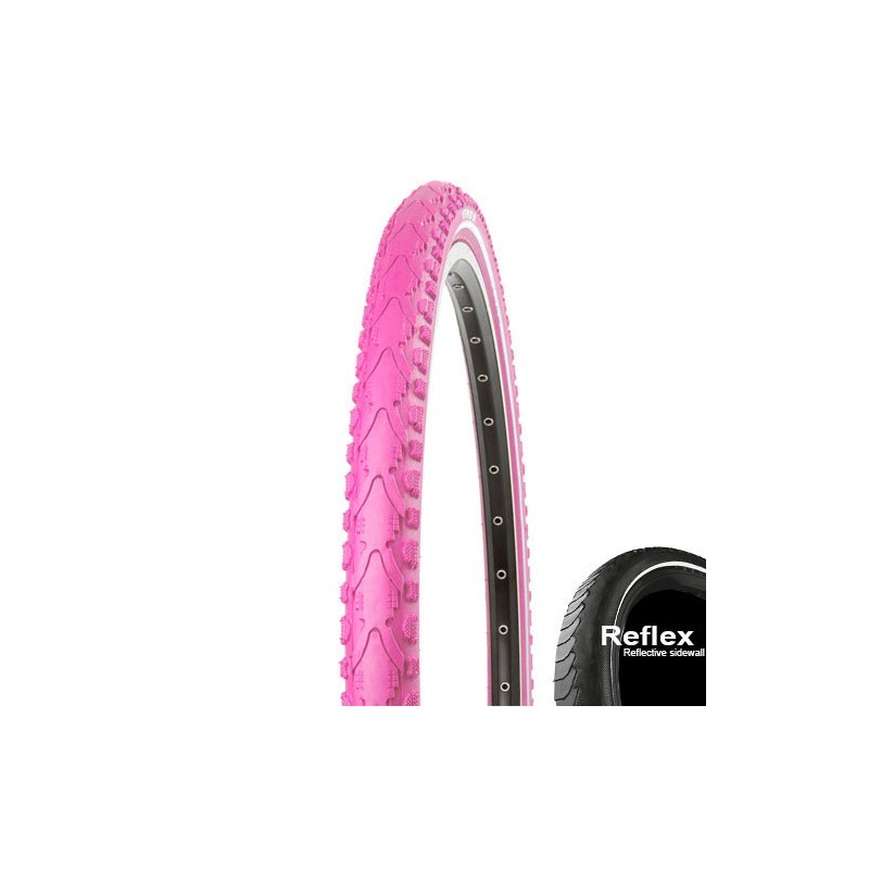 Kenda Reifen Khan K-935 40-622 28" Draht Dual Tread Reflex pink
