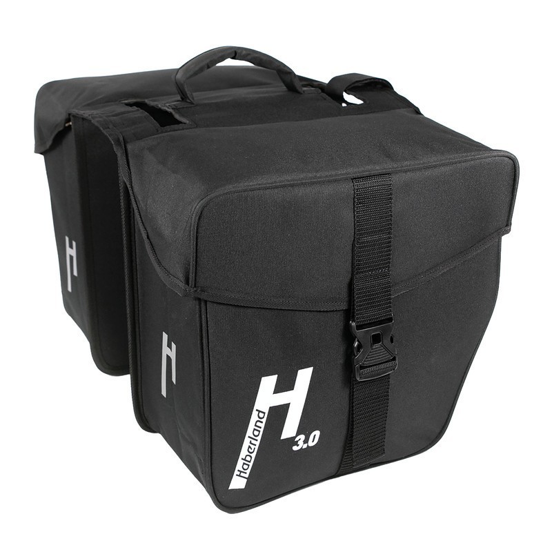 Haberland Doppeltasche Basic L 3.0 schwarz 31x31x16cm 31ltr