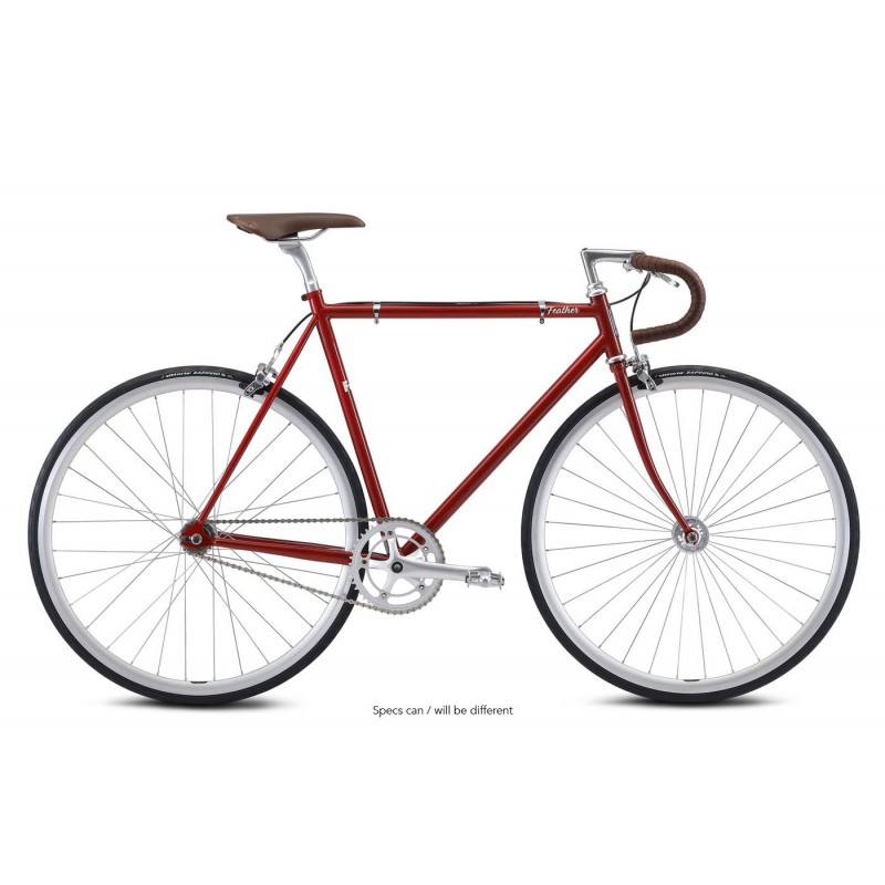 Fuji Feather Single Speed Urban Bike 2022 brick red RH 49cm