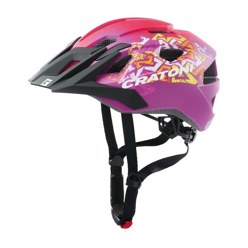 Cratoni Fahrradhelm AllRide JR.(MTB) wild/pink matt, Gr. Uni (53-59cm)