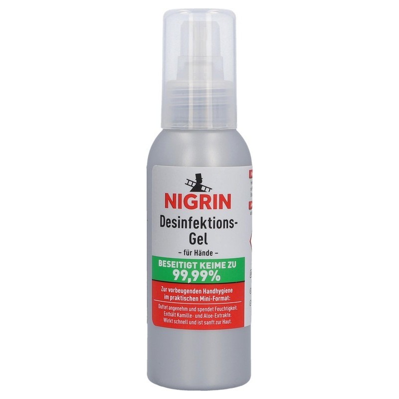 Nigrin Desinfektions-Gel  100ml, Flasche, für Hände