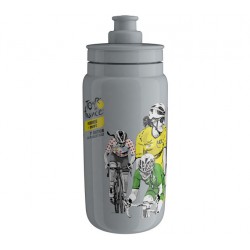 Elite Trinkflasche Fly Tour de France 2022 grau 550ml
