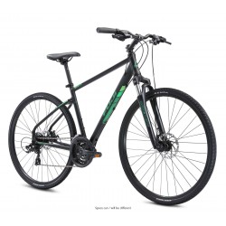 Fuji Traverse 1.7 Fitness Bike 2022 satin black green 23"